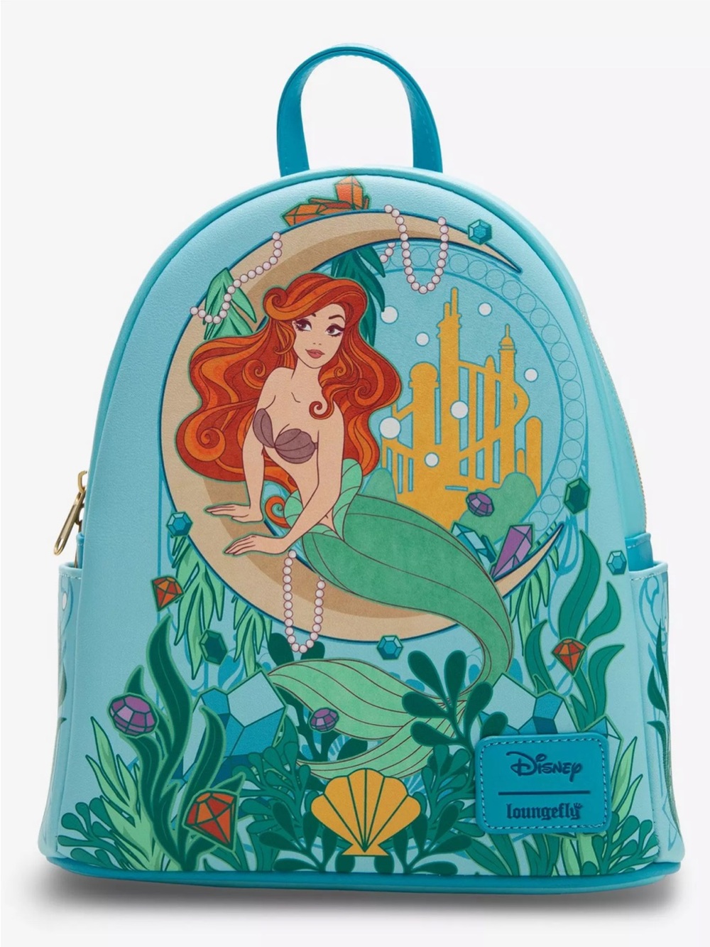Loungefly Disney The Little Mermaid Moon Ocean Mini Backpack